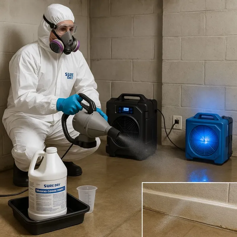 Sanitization and Odor Removal process in Salmon Brook, CT