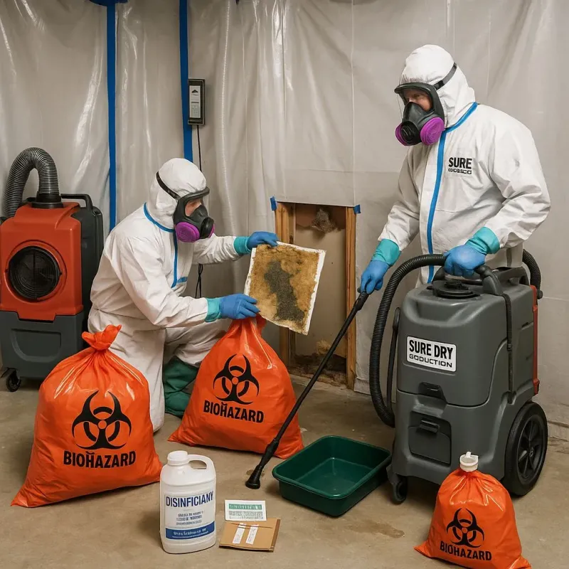 Contaminated Water Handling Protocols process in Salmon Brook, CT